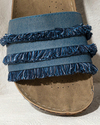 Casual Denim Kadın Sokak Terliği Lacivert