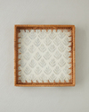 Celestine Rattan Tepsi 30x30 cm Kahverengi