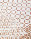 Chain Patch Kolay Ütülenir Çarşaflı Çift Kişilik Nevresim Takımı 200x220 cm Turuncu