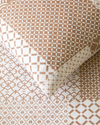 Chain Patch Kolay Ütülenir Çarşaflı Tek Kişilik Nevresim Takımı 160x220 cm Turuncu