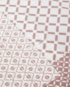 Chain Patch Kolay Ütülenir Çift Kişilik Nevresim Takımı 200x220 cm Mürdüm