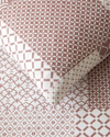 Chain Patch Kolay Ütülenir Tek Kişilik Nevresim Takımı 160x220 cm Mürdüm