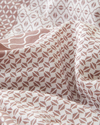 Chain Patch Kolay Ütülenir Tek Kişilik Nevresim Takımı 160x220 cm Mürdüm