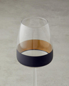 Chanson Cam 2'li Kadeh 430 ml Siyah-Gold