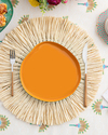 Charm Cam Pasta Tabağı Turuncu