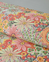 Charming Blossoms Kolay Ütülenir Tek Kişilik Nevresim Takımı 160x220 cm Pembe - Turuncu
