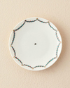 Cheerful Star Bone Porselen Pasta Tabağı 20 cm Beyaz - Yeşil