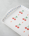 Cherries Melamin Tepsi 24x39 Cm Kırmızı