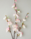 Cherry Blossom Tek Dal Yapay Çiçek Açık Pembe