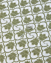 Chic Bloom Kolay Ütülenir Tek Kişilik Nevresim Takımı 160x220 cm Yeşil