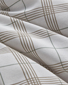 Chic Check Kolay Ütülenir Çift Kişilik Nevresim Takımı 200x220 cm Bej