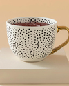 Chic Dots New Bone China Kupa 450 ml Siyah