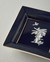 Chic Palm Dekoratif Tabak Lacivert