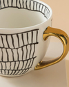 Chic Shine New Bone China Kupa 450 ml Siyah