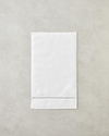 Chic Stripe Pamuklu Nakışlı El Havlusu 30x50 cm Beyaz