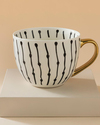 Chic Touch New Bone China Kupa 450 ml Siyah