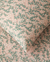 Chirping Bloom Kolay Ütülenir Tek Kişilik Nevresim Seti 160x220 cm Pembe - Yeşil