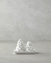 Christmas Tree Dolomite 2'li Tuzluk - Biberlik 6x14 cm Beyaz