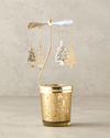 Christmas Tree Metal Mumluk Gold