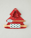 Christmas Tree Silikon 3 Parça Servis Gereci 8x20x23,5 cm Beyaz - Yeşil