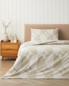 Circle Loop Kolay Ütülenir Tek Kişilik Nevresim Takımı 160x220 cm Taş Rengi