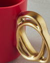 Circles New Bone China Kupa 300 ml Kırmızı