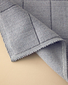 Classy Diamond Pamuk Polyester Banyo Paspası Seti Gri
