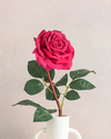 Classy Rose Plastik Tek Dal Yapay Çiçek Kırmızı