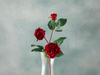 Classy Rose Tek Dal Yapay Çiçek Kırmızı