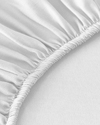 Classy Twill King Size Lastikli Çarşaf Beyaz