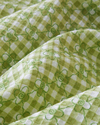 Clover Çift Kişilik Pike Takımı 200x220 cm Yeşil