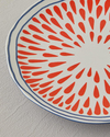 Coachella Leap Stoneware Servis Tabağı Terracotta