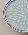 Coachella Splash Stoneware Pasta Tabağı Mavi