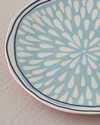 Coachella Splash Stoneware Servis Tabağı Mavi
