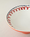 Coachella Universe Stoneware Ayaklı Kase Mavi-Terracotta