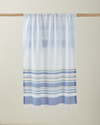 Coastie Rejenere Çizgili Peştamal 80x150 cm Mavi-Yeşil-Sarı