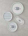 Coastline Seramik Pasta Tabağı 20 cm Mavi-yeşil