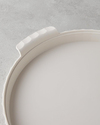 Colessa PP-Kristal Kapaklı Kek Standı 35 cm Krem