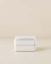 Collotte Plastik 4 Parça Lunch Box Saklama Kabı 10,5x17 cm Krem