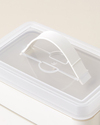 Collotte Plastik 4 Parça Lunch Box Saklama Kabı 10,5x17 cm Krem