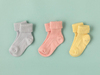 Colorful Bebe Çorap 6-12 Ay Pembe-Sarı-Lila