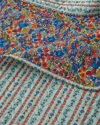 Colorful Stripeway Çift Kişilik Çok Amaçlı Örtü 200x220 cm Kırmızı