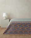 Colorful Stripeway Tek Kişilik Çok Amaçlı Örtü 160x220 cm Kırmızı
