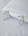 Comfy Plain Çift Kişilik Nevresim Takımı Mavi - Bej