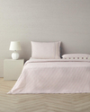 Cool Stripe İpliği Boyalı Tek Kişilik Nevresim Takımı 160x220 cm Bordo-Yeşil