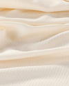 Cool Stripe Soft Touch Çift Kişilik Pike Seti 200x220 cm Fildişi