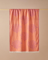 Coral Pamuklu Torba Peştamal 90x150 cm Fuşya-Turuncu