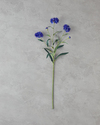 Cornflower Tek Dal Yapay Çiçek 64 cm Koyu Mavi