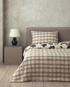 Cosmos Garden Dijital Baskılı Soft Cotton King Size Nevresim Seti Bej