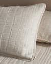 Cosy Rectangles Dolgulu Jakarlı Tek Kişilik Yatak Örtüsü Takımı Kahve